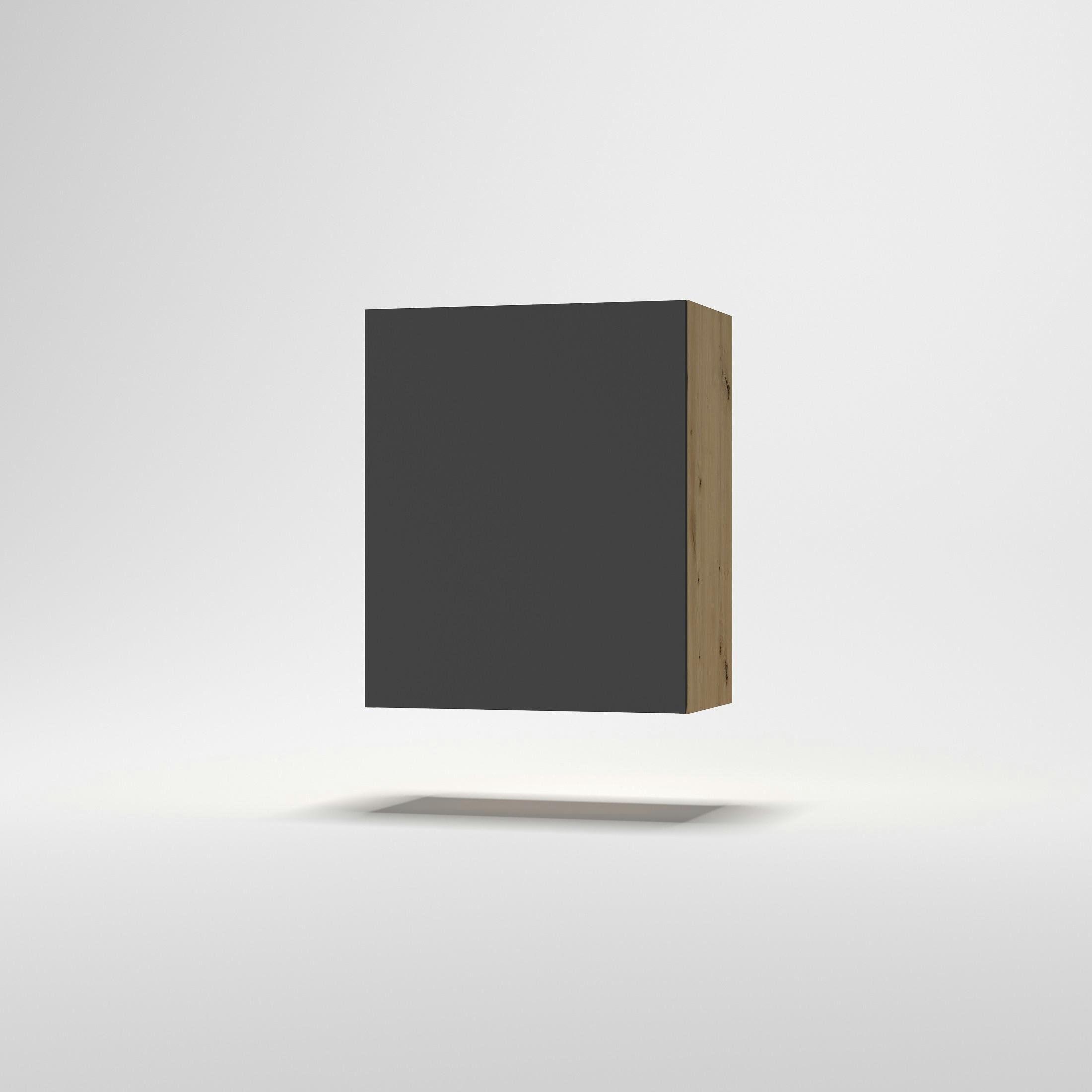 Konyhai Faliszekrény Toscana - Artisan tölgy/szürke, Modern, faalapú anyag (60/72/33cm)