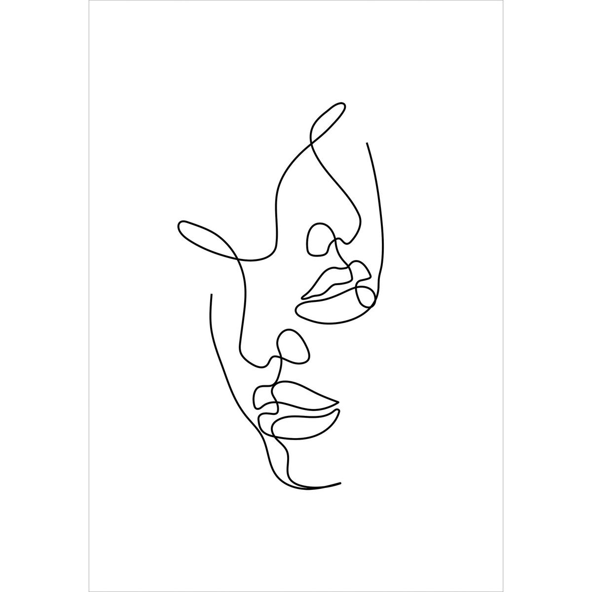 Poster Vincent - večbarvno, papir (21/30cm) - Modern Living