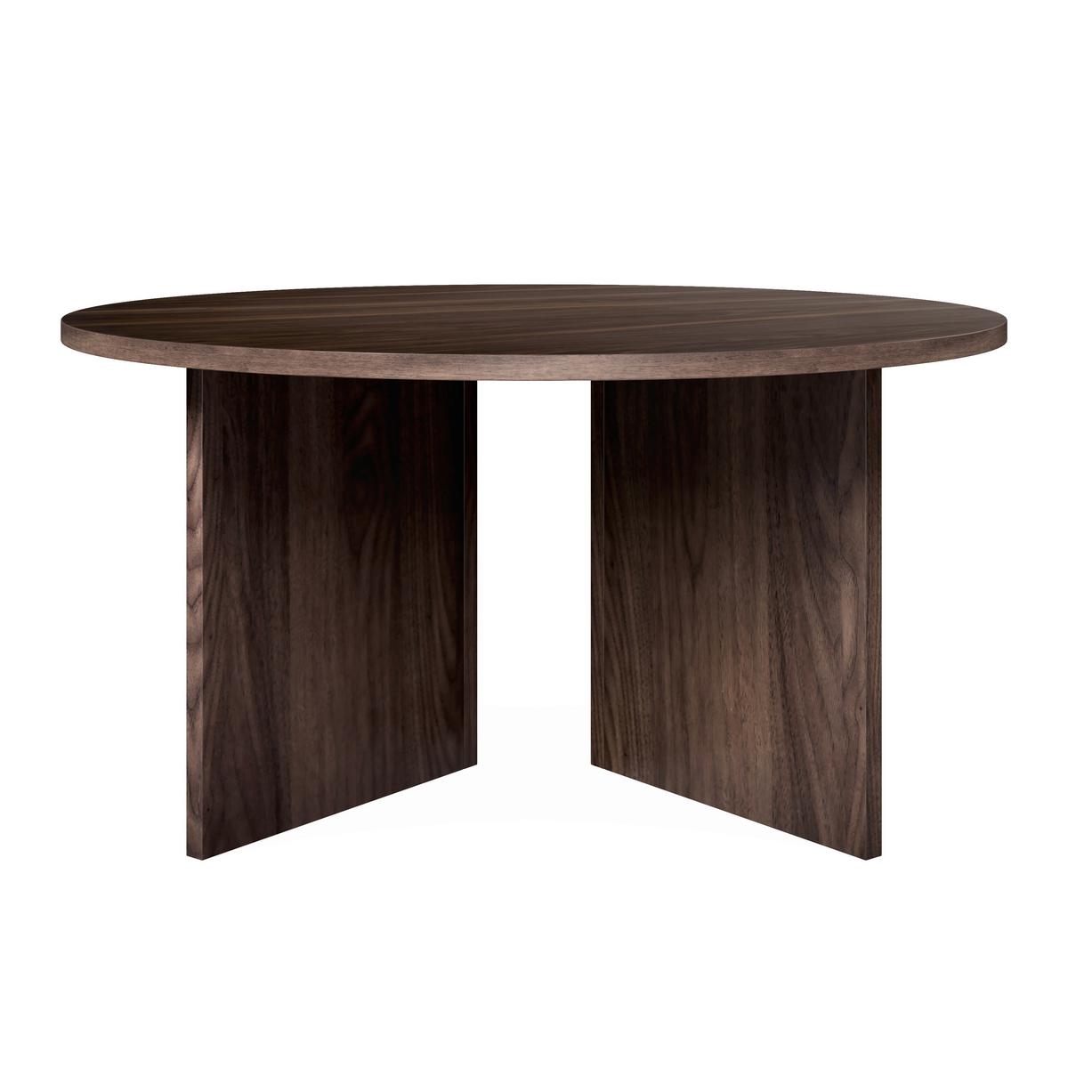 Couchtisch Celina Walnussfarben MDF rund - Walnussfarben, MODERN, Holz/Holzwerkstoff (80/39/80cm) - Bessagi Home