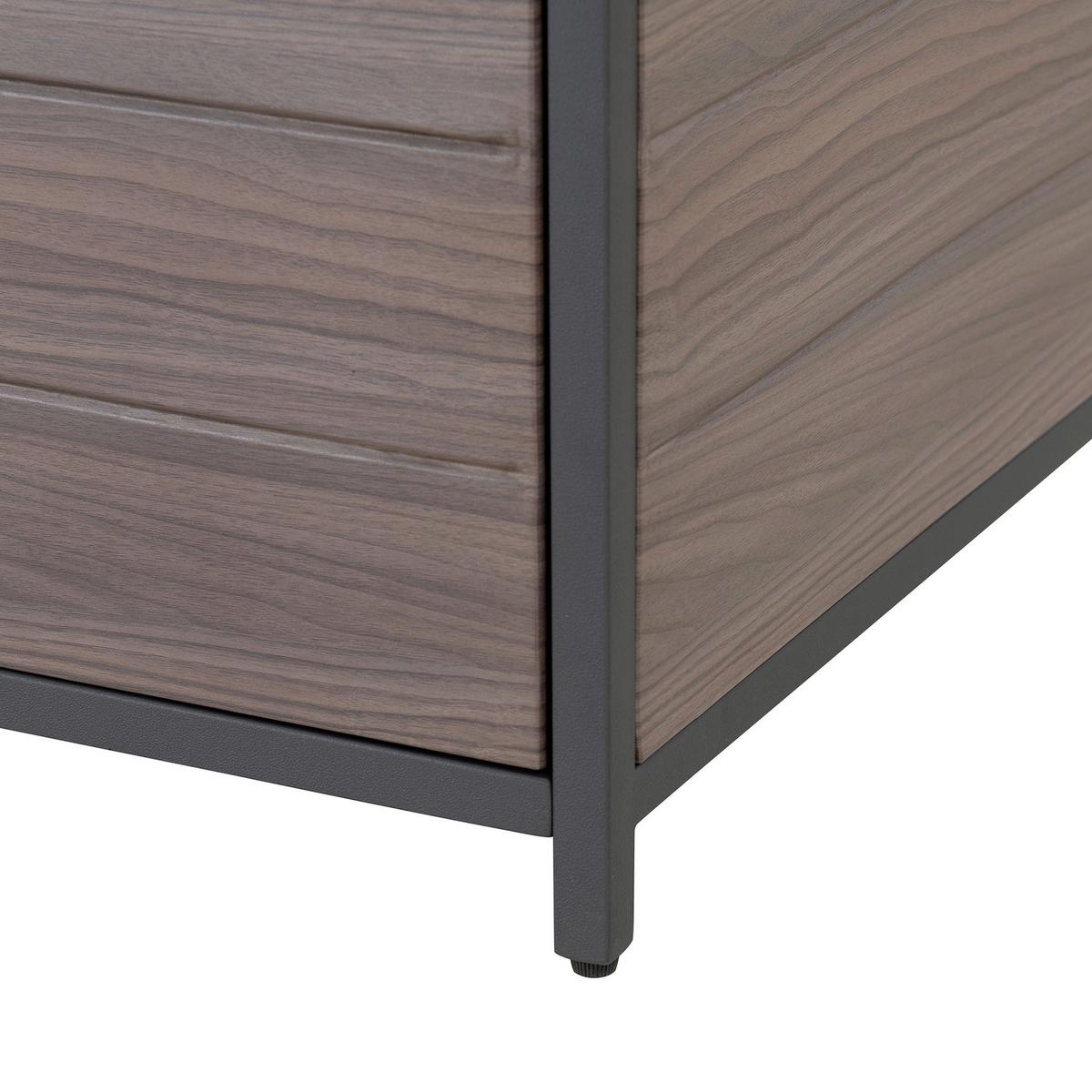 Outdoorküche Mambo Braun/Schwarz - Schwarz/Braun, Basics, Metall (63,5/91,5/54cm) - Modante