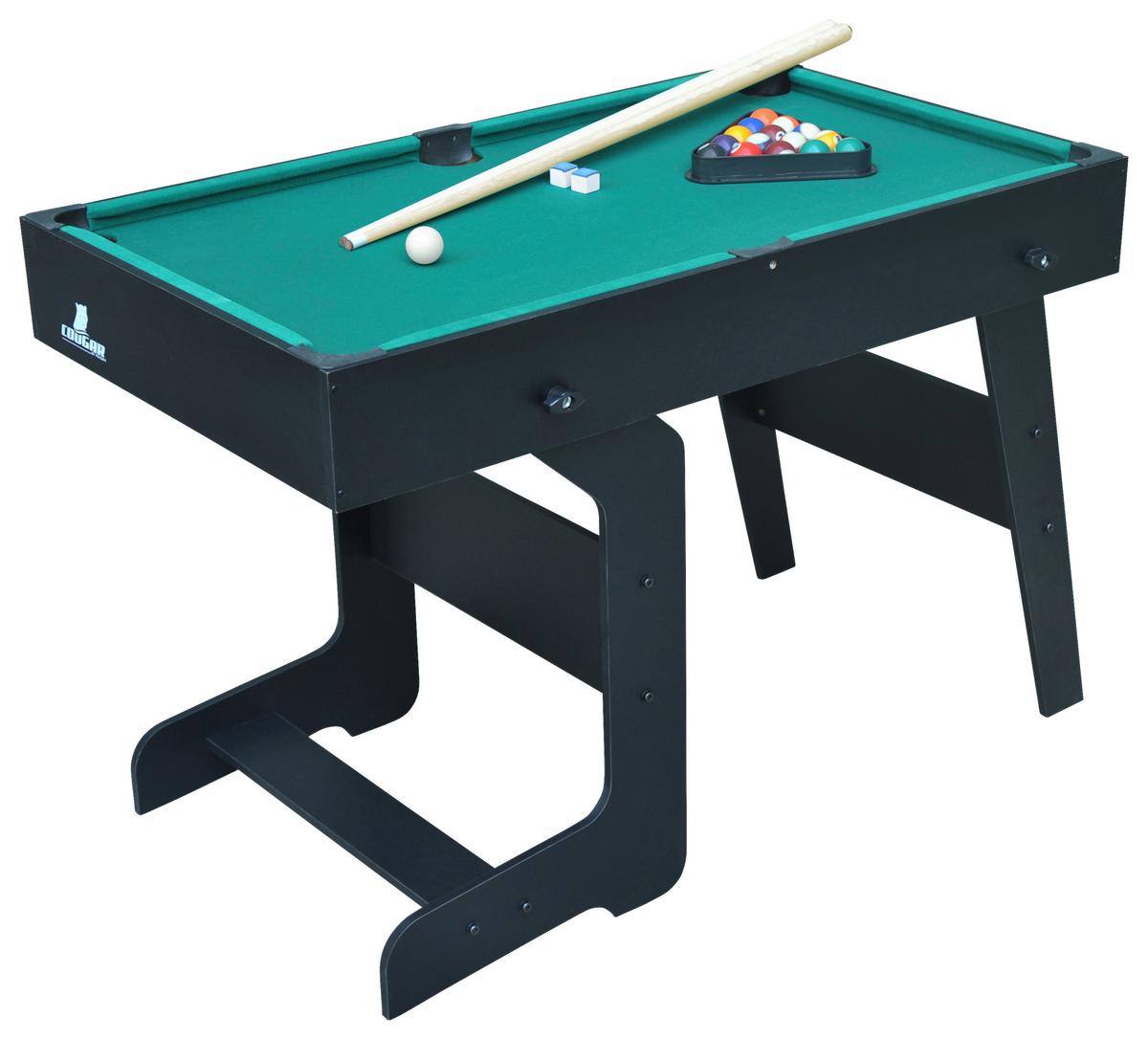 Multispieltisch Schwarz - Schwarz, KONVENTIONELL, Holz (61/81/119,00cm) - Ambia Garden