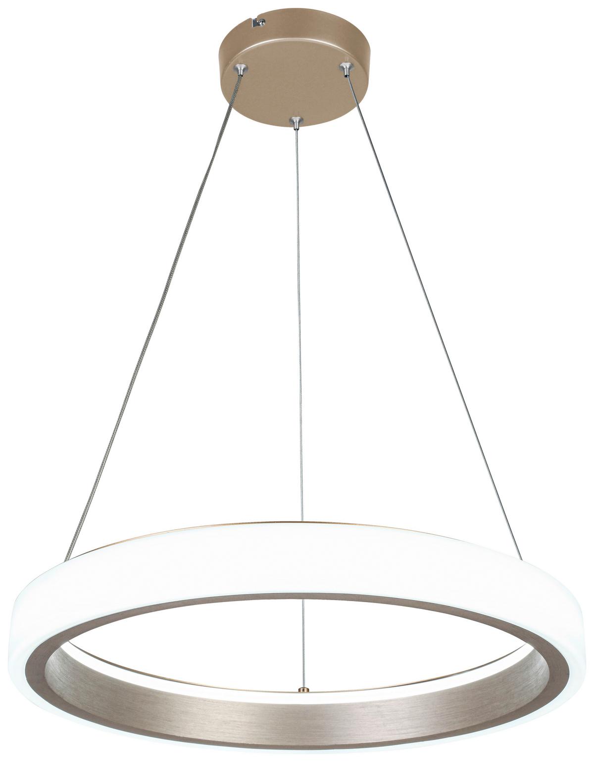 LAMPA WISZĄCA TERESA - biały/cappuccino, Trend, tworzywo sztuczne/metal (50/120cm) - Collet's Monde