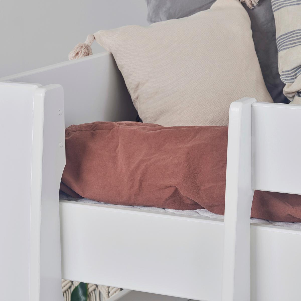 Etagenbett PURE Weiß ca. 90x200 cm - Naturfarben/Weiß, MODERN, Holzwerkstoff (90/200cm) - MID.YOU