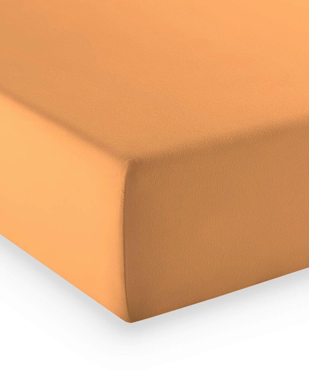 Boxspring-fixleintuch Q 4000 38 - Aprikose, Basics, Textil (140-160/200-210cm) - Fleuresse