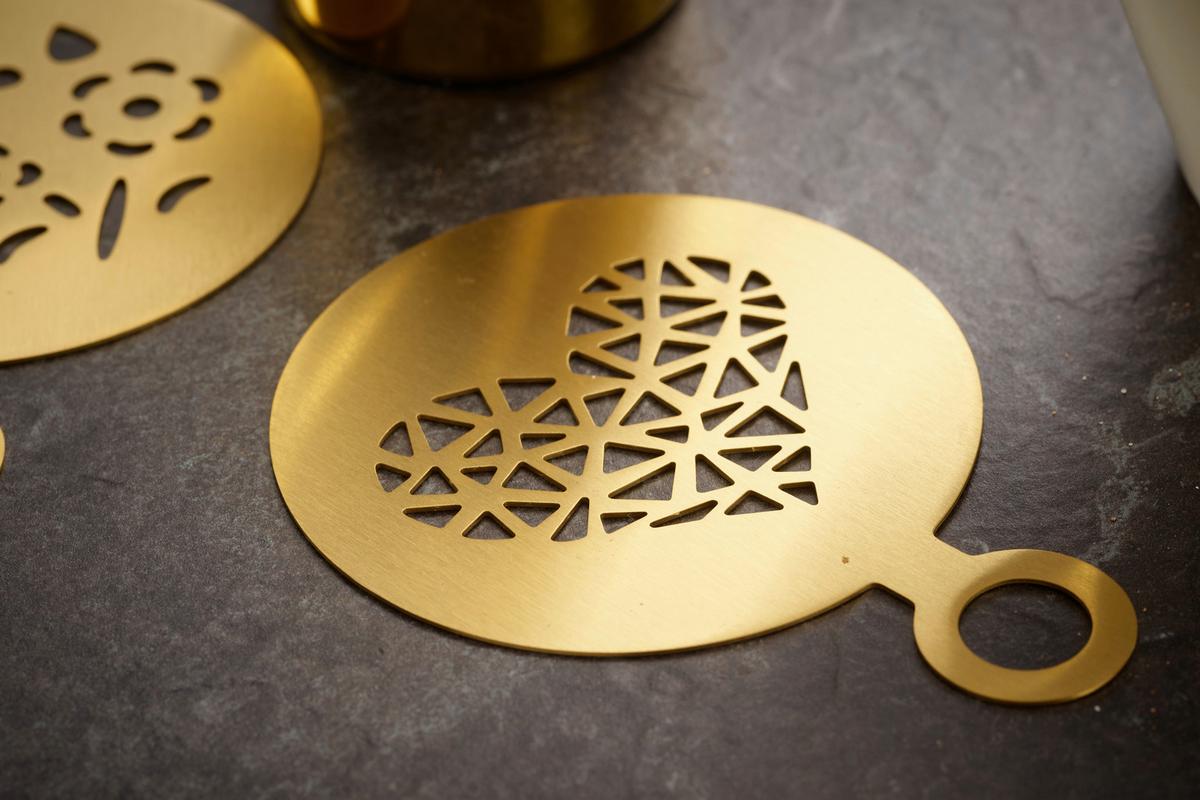 Kaffeeset Cosme in Goldfarben, 23-teilig - Goldfarben, Basics, Metall - Echtwerk