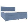 Boxbett Odin Blau ca. 180x200cm - Blau/Schwarz, KONVENTIONELL, Kunststoff/Textil (180/200cm) - Based