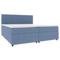 Boxbett Odin Blau ca. 180x200cm - Blau/Schwarz, KONVENTIONELL, Kunststoff/Textil (180/200cm) - Based