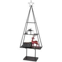 Dekor Fa Pierre I - fekete, Modern, fém (42/115/17cm)