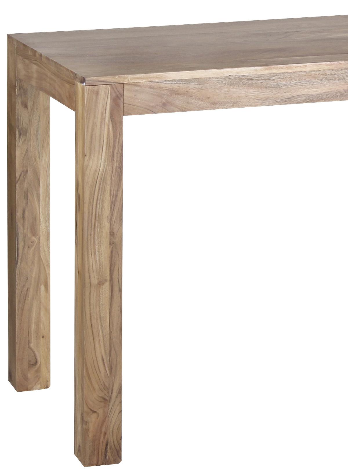 Jedilna Miza Mumbai - barve akacije, Moderno, les (120/60/76cm) - MID.YOU