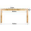 SITTBÄNK DEXTER -EXKLUSIV- - naturfärgad, Natur, naturmaterial (76,5/38.3/38cm) - Mömax