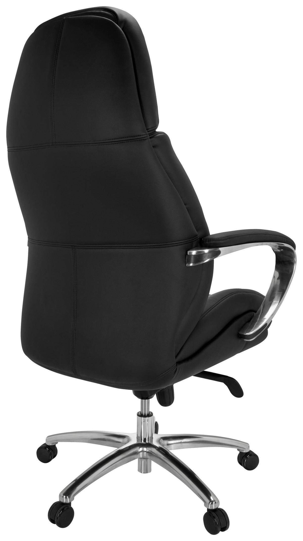 Pisarniški Stol Brenton Xxl, Črna - črna, Moderno, kovina/umetna masa (73/137/73cm) - MID.YOU