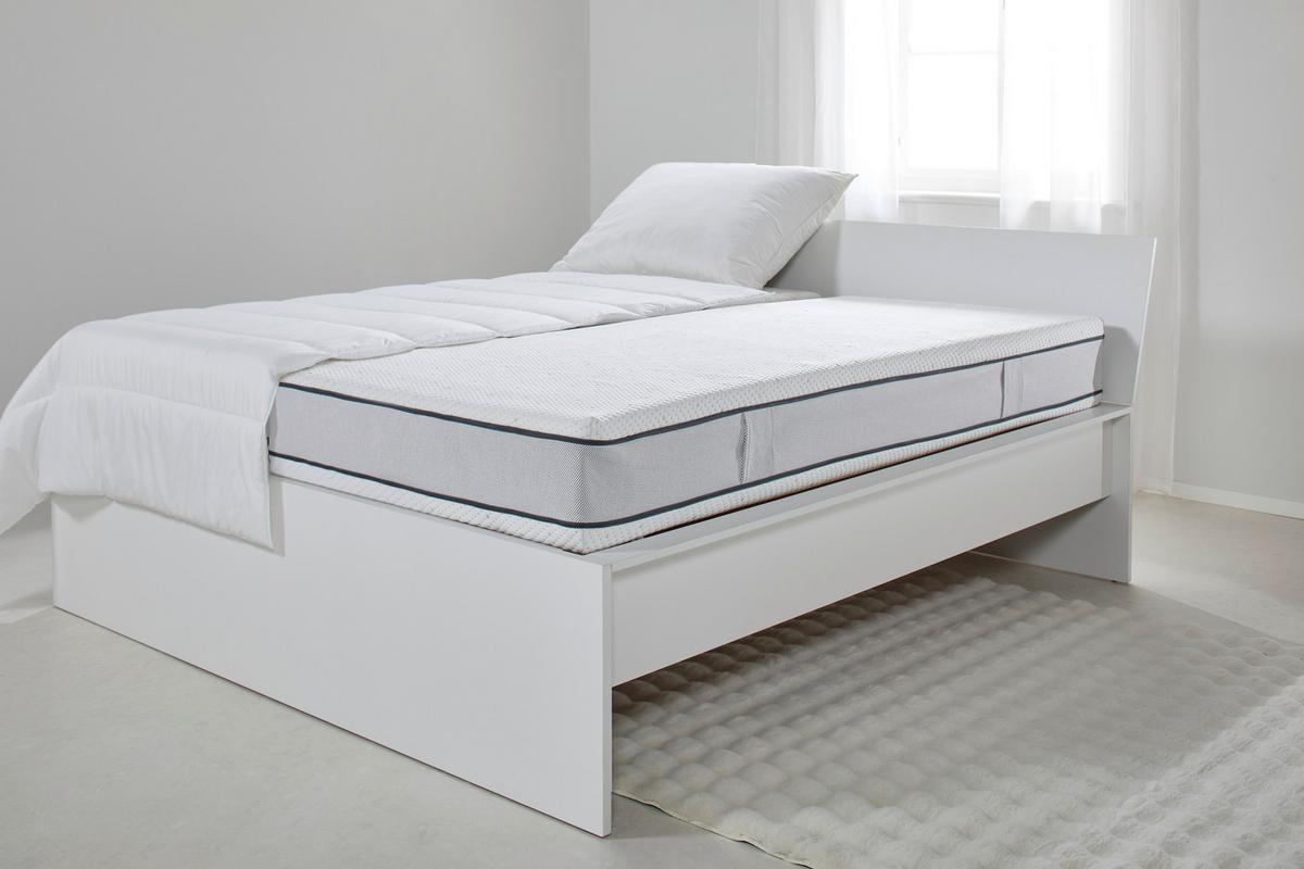 Latexmatratze Merilou H4 ca. 120x200cm - Weiß, Textil (120/200cm) - Premium Living