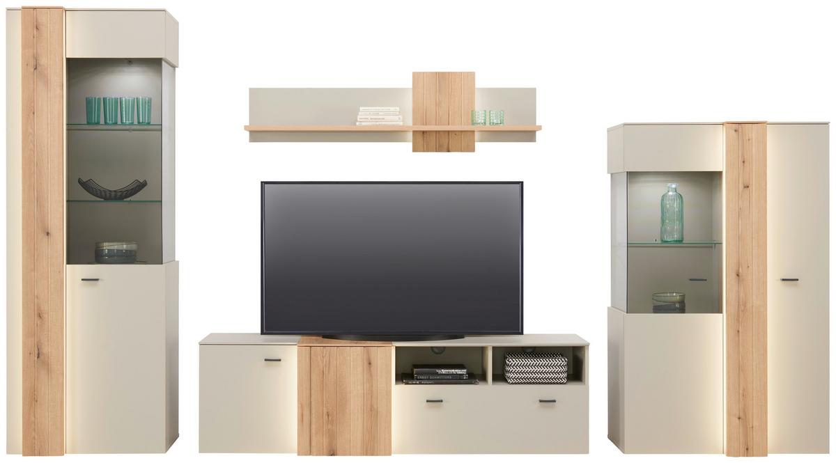 Poliță de perete SANTANA - Modern, material pe bază de lemn (140/39/23,5cm) - Modern Living