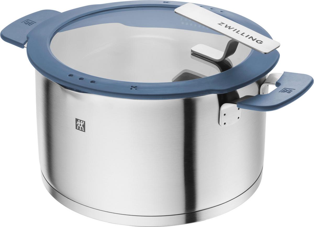 ZESTAW GARNKÓW 1029887 ZWILLING - pastelowy błękit, metal/szkło - Zwilling