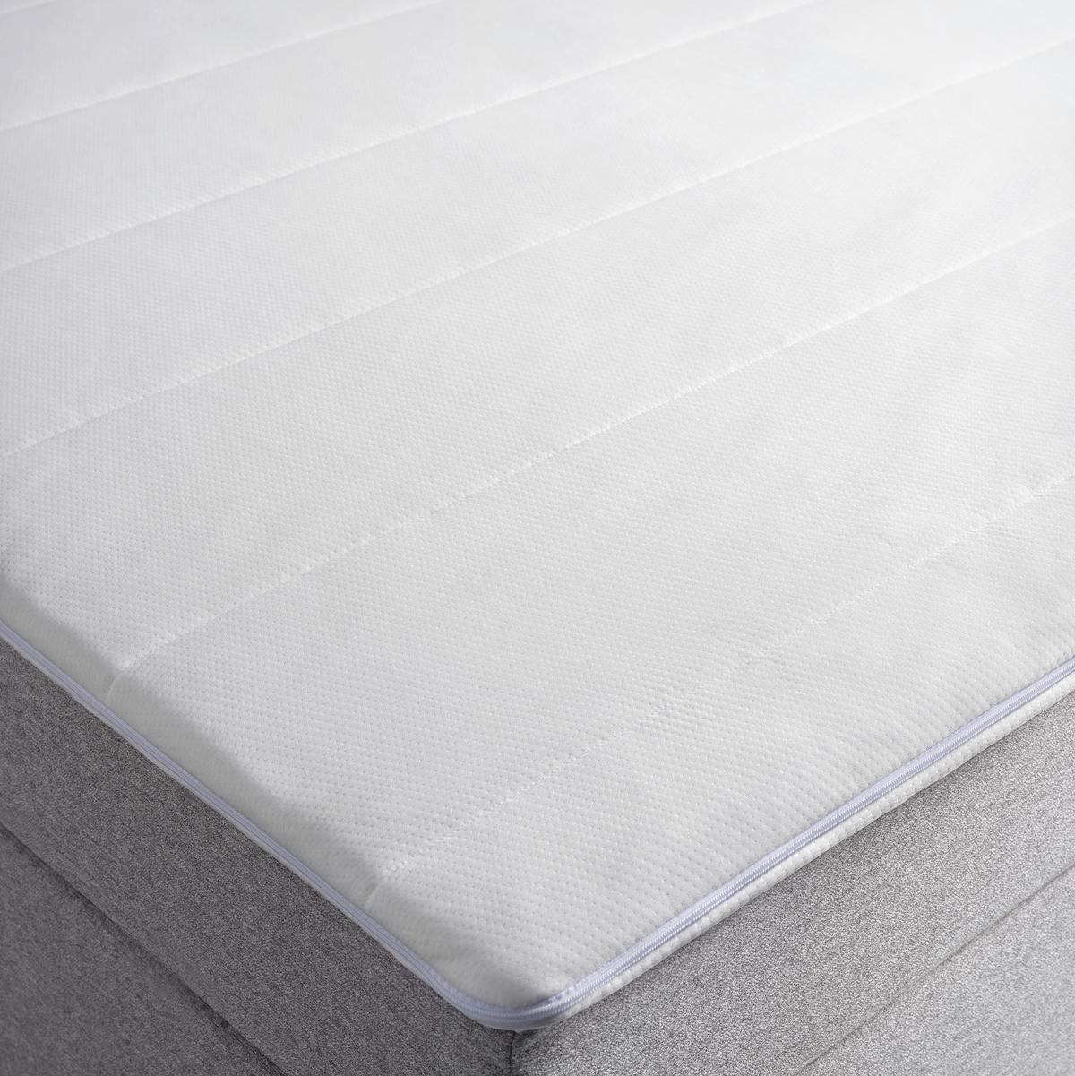 Boxspringbett Palermo in Grau ca. 140x200cm - Chromfarben/Grau, KONVENTIONELL, Kunststoff/Textil (140/200cm) - Based