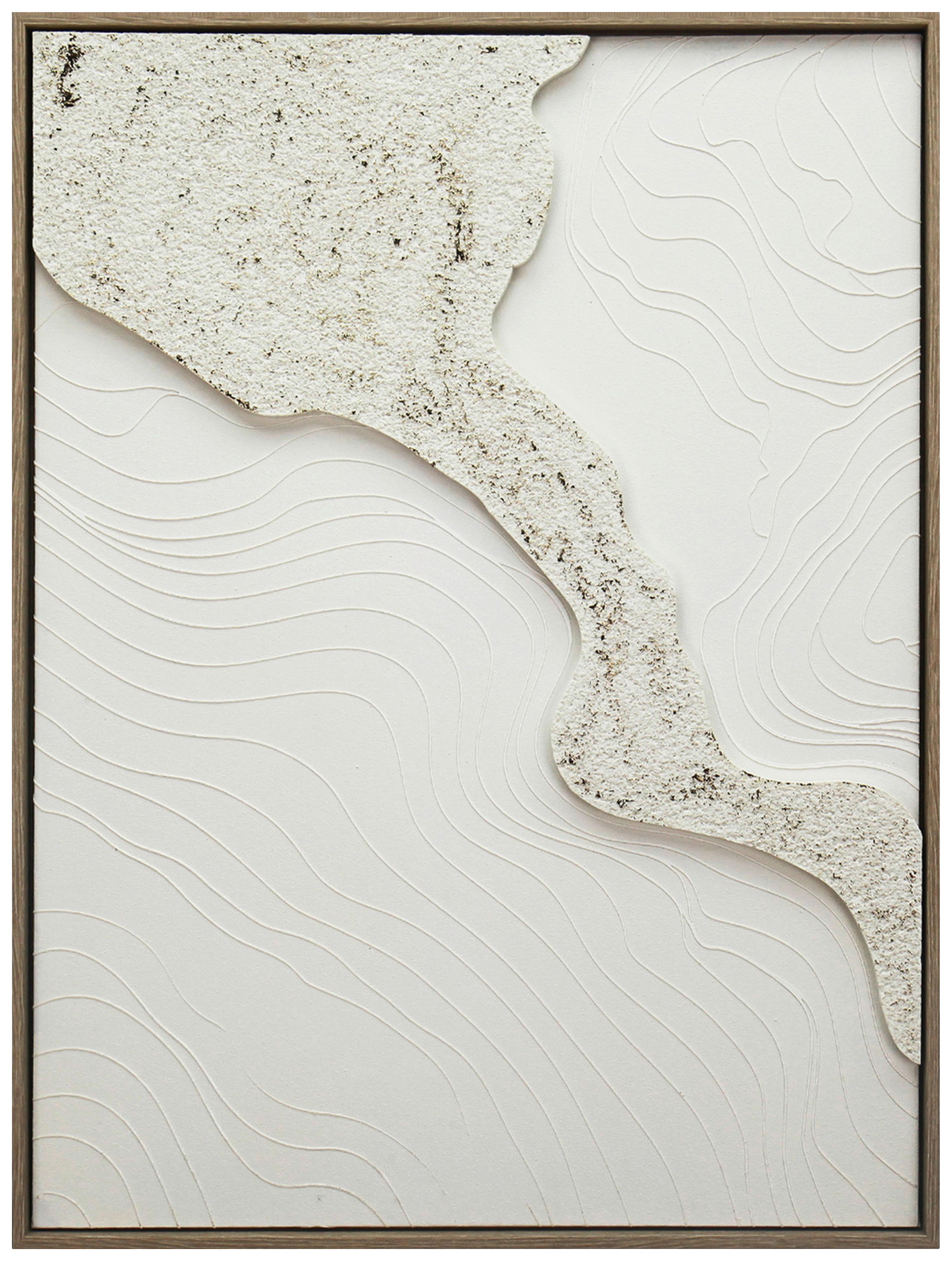 Slika Sa Ramom 60x80cm Siri - bela, Lajfstajl, tekstil/pločasti materijal (60/2,9/80cm) - Mömax