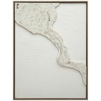 Slika Sa Ramom 60x80cm Siri - bela, Lajfstajl, tekstil/pločasti materijal (60/2,9/80cm) - Mömax