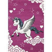 Kinderteppich Diamond Kids Beere ca. 160x230cm - Beere, KONVENTIONELL, Textil (160/230cm)