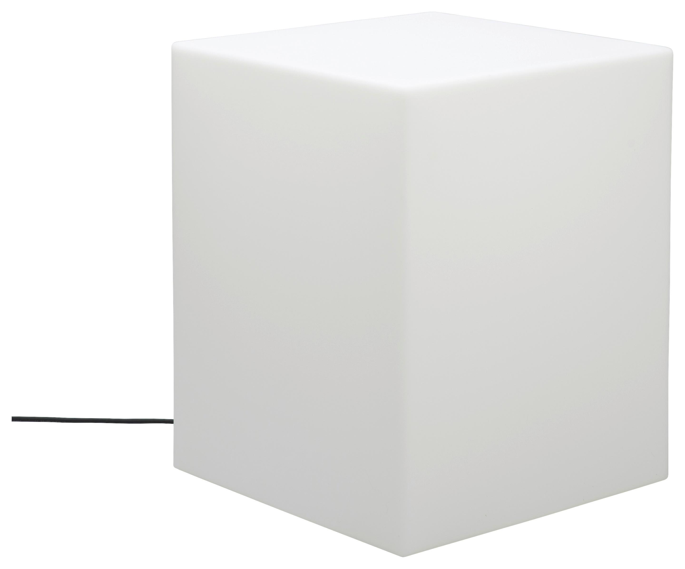 LAMPA ZEWNĘTRZNA LED CUBY 53 - biały, Design, tworzywo sztuczne (43/55cm) - Newgarden