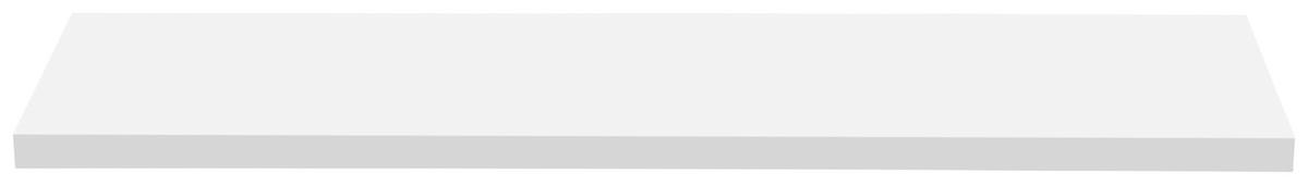 Wandboard in Weiß Hochglanz - Weiß, MODERN, Holzwerkstoff (60/2/15cm) - Mömax