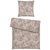 Bettwäsche Stitched Leaves Beige/Mauve ca. 135x200cm - Beige/Mauve, Textil (135/200cm) - Modern Living
