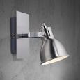Wandspot Ina - Chromfarben, MODERN, Metall (14/8/14cm) - Modern Living Wandspot Ina - Chromfarben, MODERN, Metall (14/8/14cm) - Modern Living