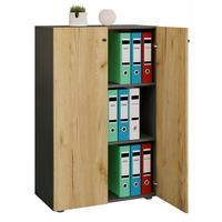 Aktenschrank Lona Xl - Honigeiche/Anthrazit, Design, Holzwerkstoff (70/110/39cm) - MID.YOU