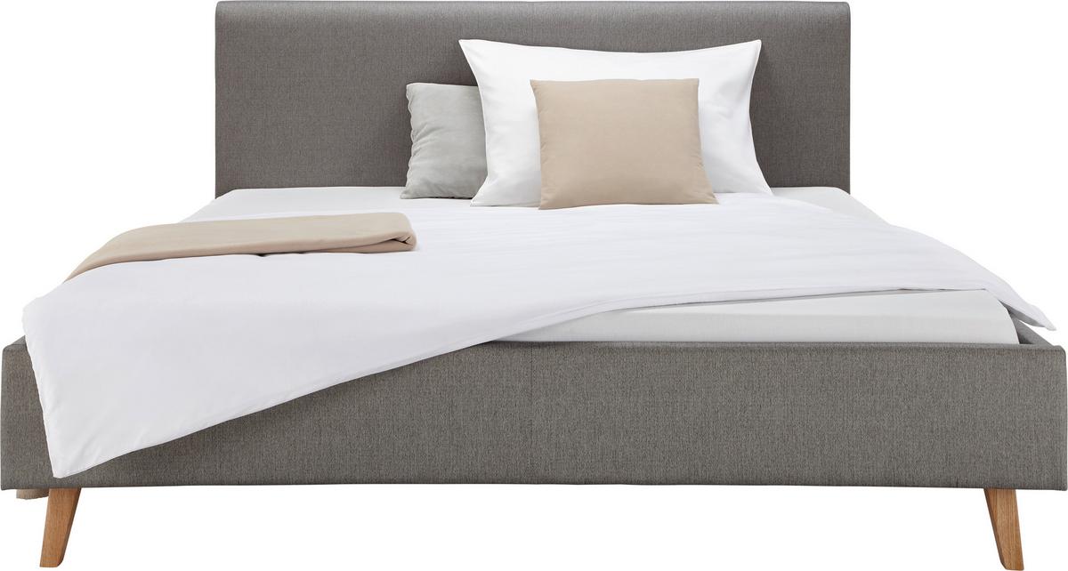 Kárpitozott Ágykeret Paula - taupe, Modern, textil (180/200cm) - Zandiara