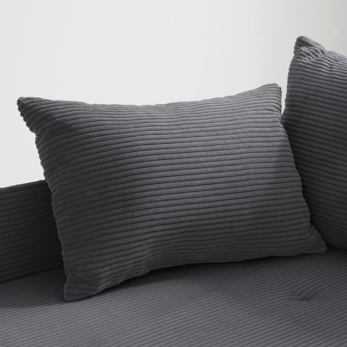 Liege Nova Dunkelgrau - Dunkelgrau/Schwarz, MODERN, Holz/Textil (145/62/85cm) - Mömax
