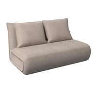 Schlafsofa Macy Bouclé Beige - Beige, MODERN, Textil/Metall (140/35/63cm) - Bessagi Home