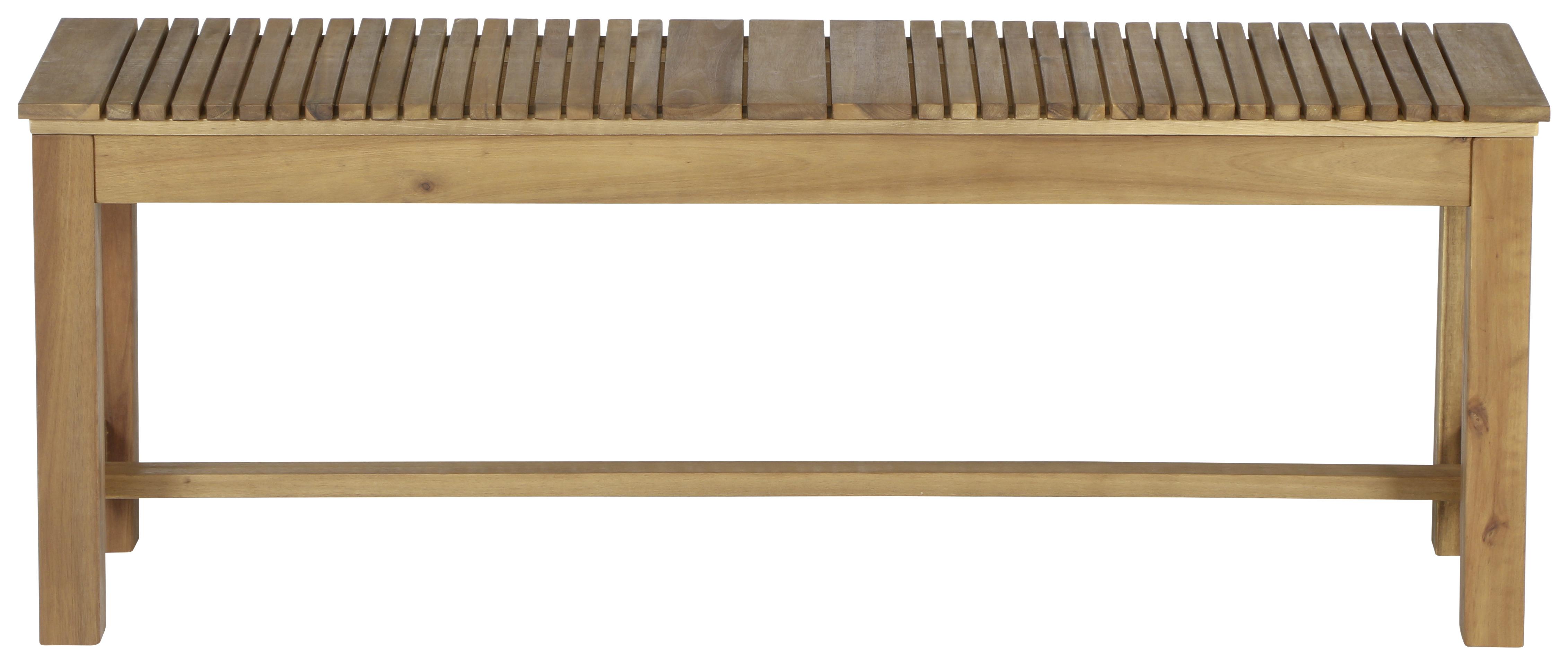 Gartenbank Echtholz 2-Sitzer Falun aus Akazienholz - Akaziefarben, KONVENTIONELL, Holz (120/45/33cm) - Siena Garden