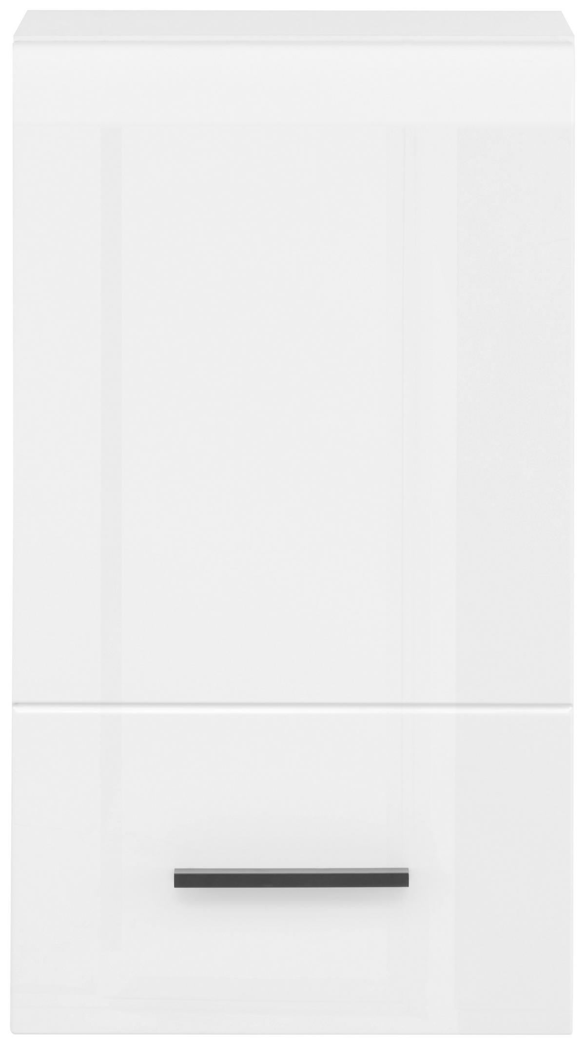 Viseča Omara Avanti, Bela - bela/visoki sijaj, Design, umetna masa/leseni material (36/63,1/31,6cm) - Hom`in