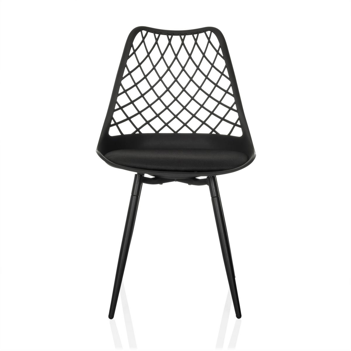 Vrtni Stol Begio S, Črna - črna, Moderno, kovina/umetna masa (48/83/57cm) - MID.YOU