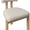 CHAISE JONNA - couleur naturelle/crème, MODERN, textile/bois (51/82/53cm) - Bessagi Home