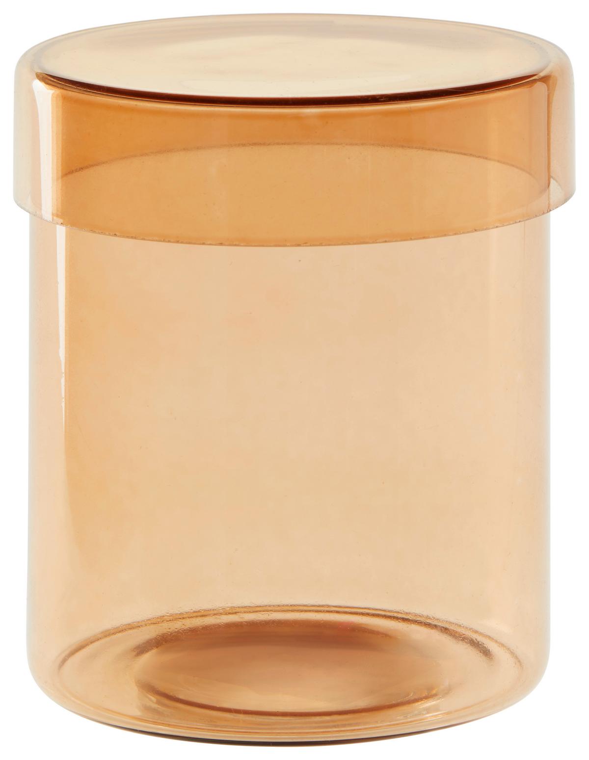 Recipient decorativ ASRA -PAZ- - maro, sticlă (9,5/10cm) - Modern Living
