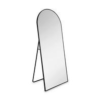 Standspiegel Britt Schwarz - Schwarz, Modern, Glas/Metall (70/170cm) - Mömax