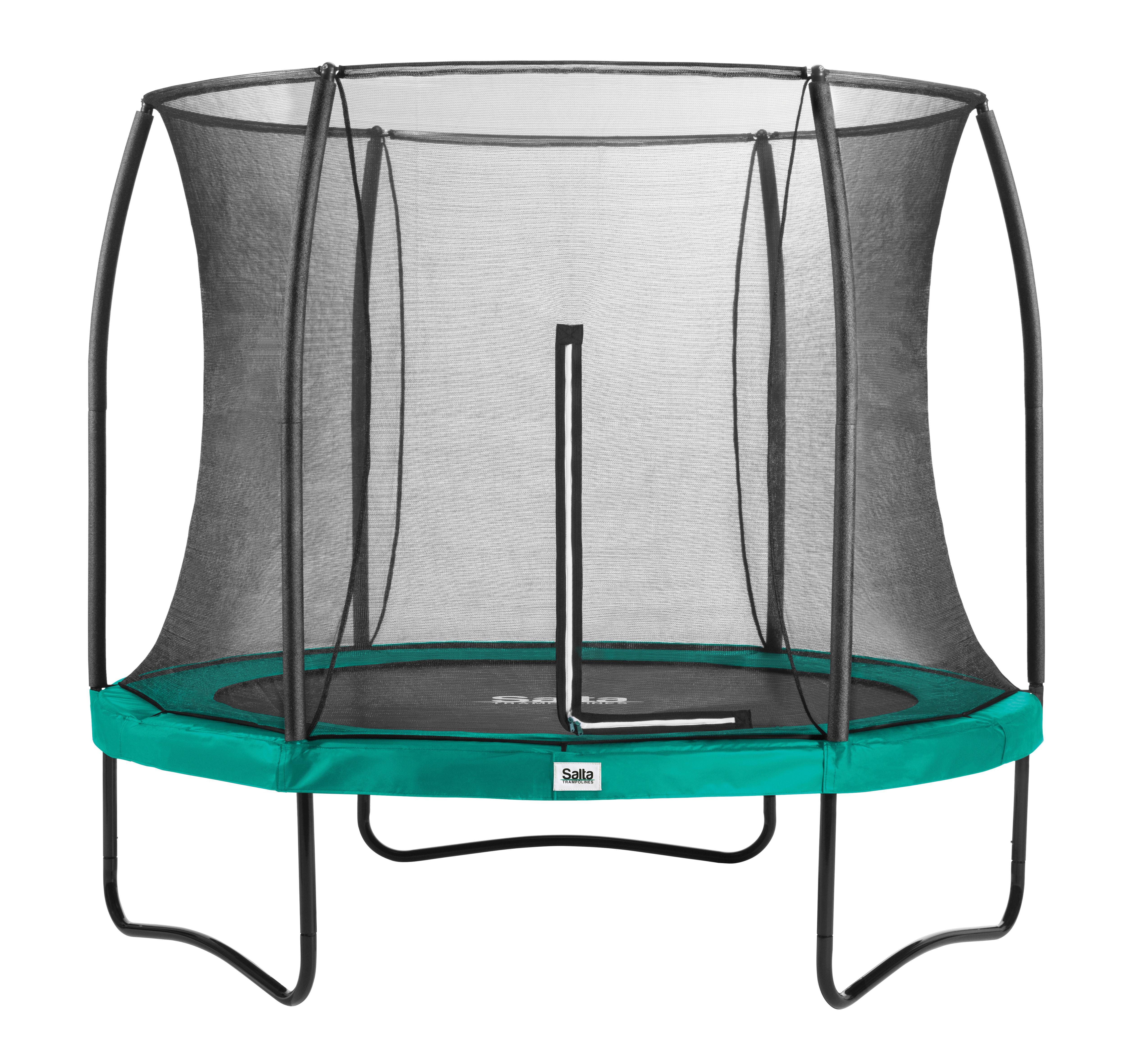Trampolin Salta Comfort Edition Combo Ø ca. 251cm - Grün, KONVENTIONELL (251cm) - Salta