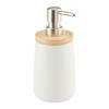 TVÅLPUMP EDNA - vit/nickelfärgad, Modern, plast/keramik (8,5cm) - Mömax
