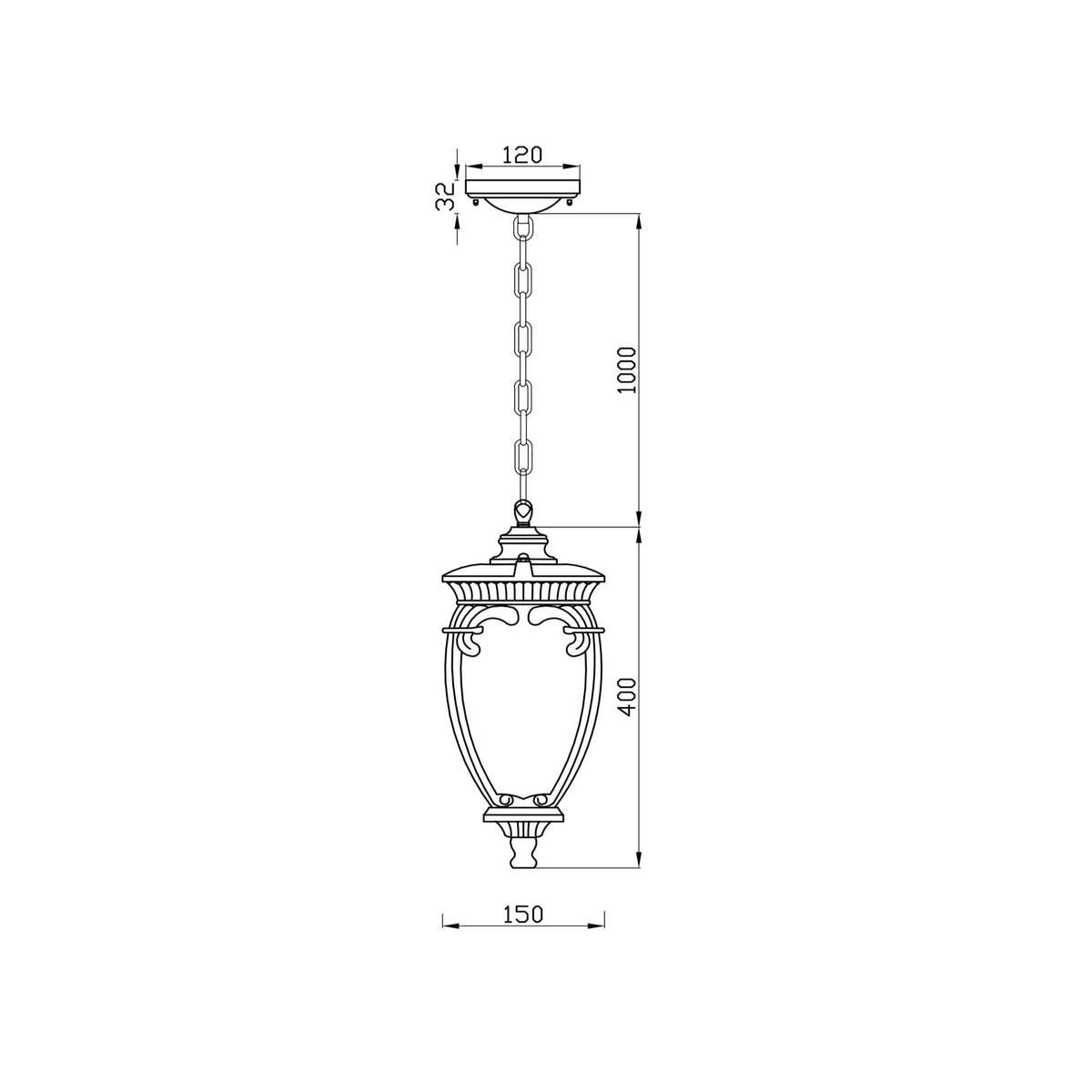 LAMPE D'EXTÉRIEUR FLEUR - noir/doré, Basics, métal/verre (40/40/15cm) - MAYTONI