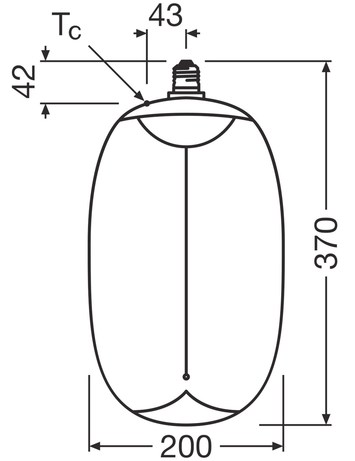 ŻARÓWKA LED 1906LBELPOVD 12W/818 AMMAGE27 - kolor bursztynowy, Konventionell, tworzywo sztuczne (20/37cm) - Osram