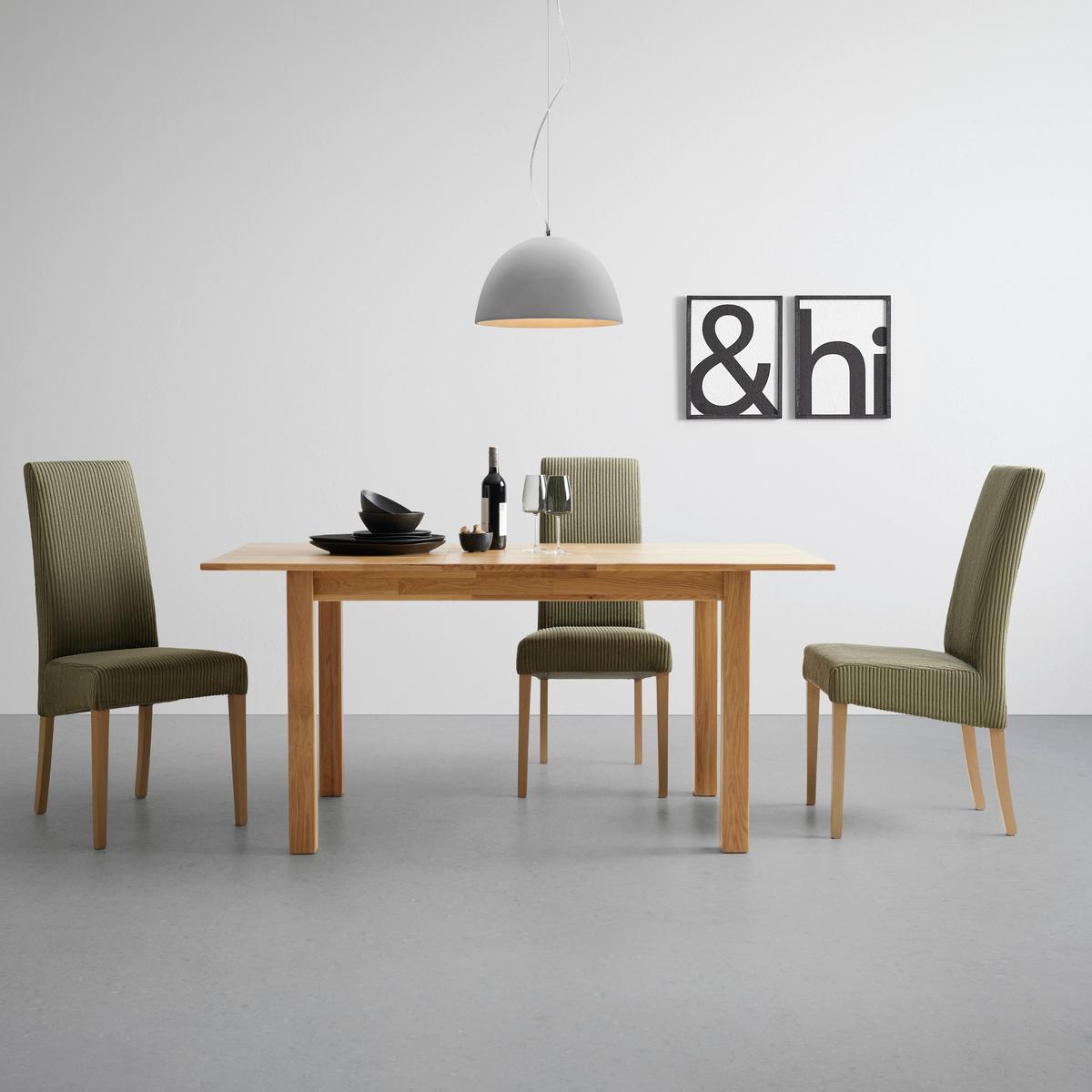 Kihúzható Asztal Gerhard - tölgyfa színű, Modern, fa (125-165/76/80cm)