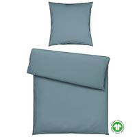 Bettwäsche Bio-Anna Blau ca. 135x200cm - Blau, Natur, Textil (135/200cm) - ecoTree