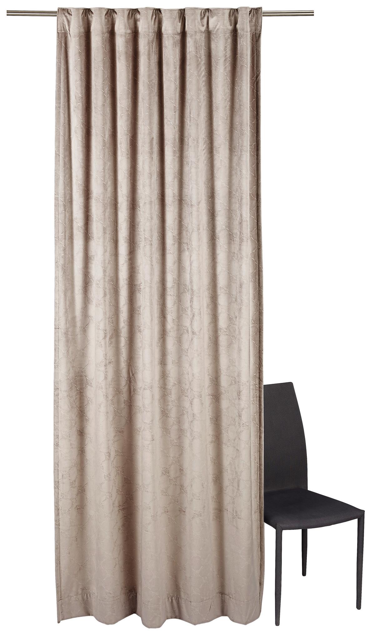 ZASŁONA GOTOWA J-IMPRESS JOOP! - kolor piaskowy, Design, tkanina (130/250cm) - Joop!
