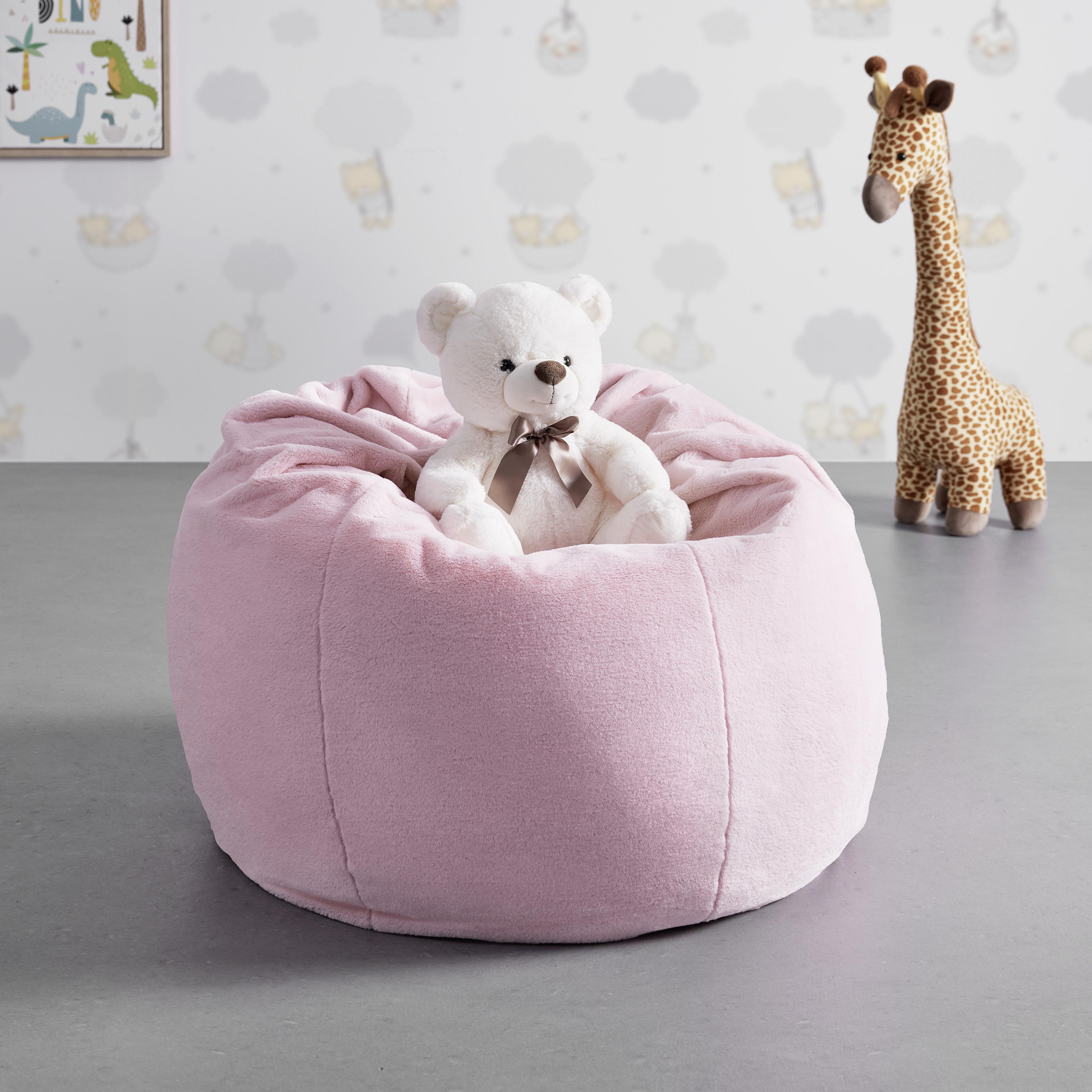 Ülőzsák Mario - Pink/Rózsaszín, modern, Textil (64/114cm) - Bessagi Kids