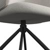 STOL MED ARMSTÖD LIORA - svart/cremefärgad, Modern, metall/textil (58/84/61cm) - Bessagi Home