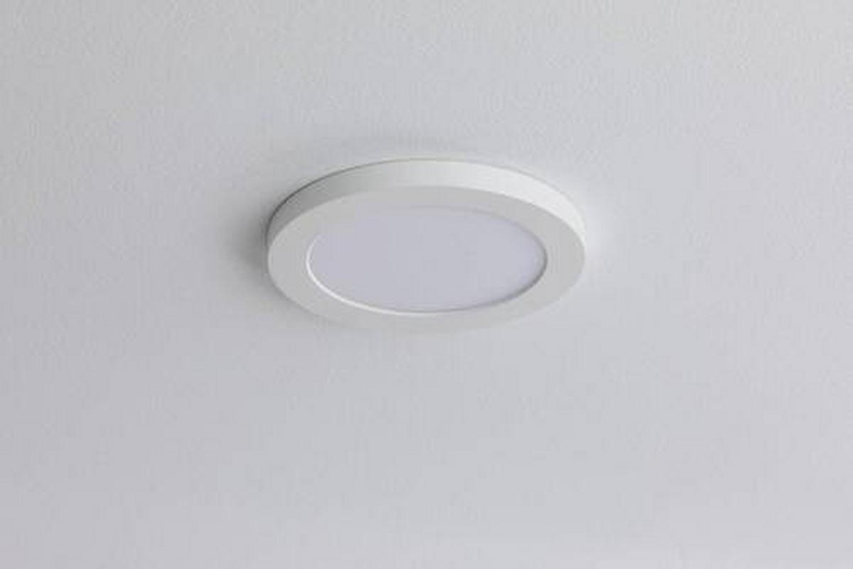 LED-Paneel Cover-it Panel in Weiß max. 6 Watt - Weiß, Basics, Kunststoff (11,6cm) - Paulmann