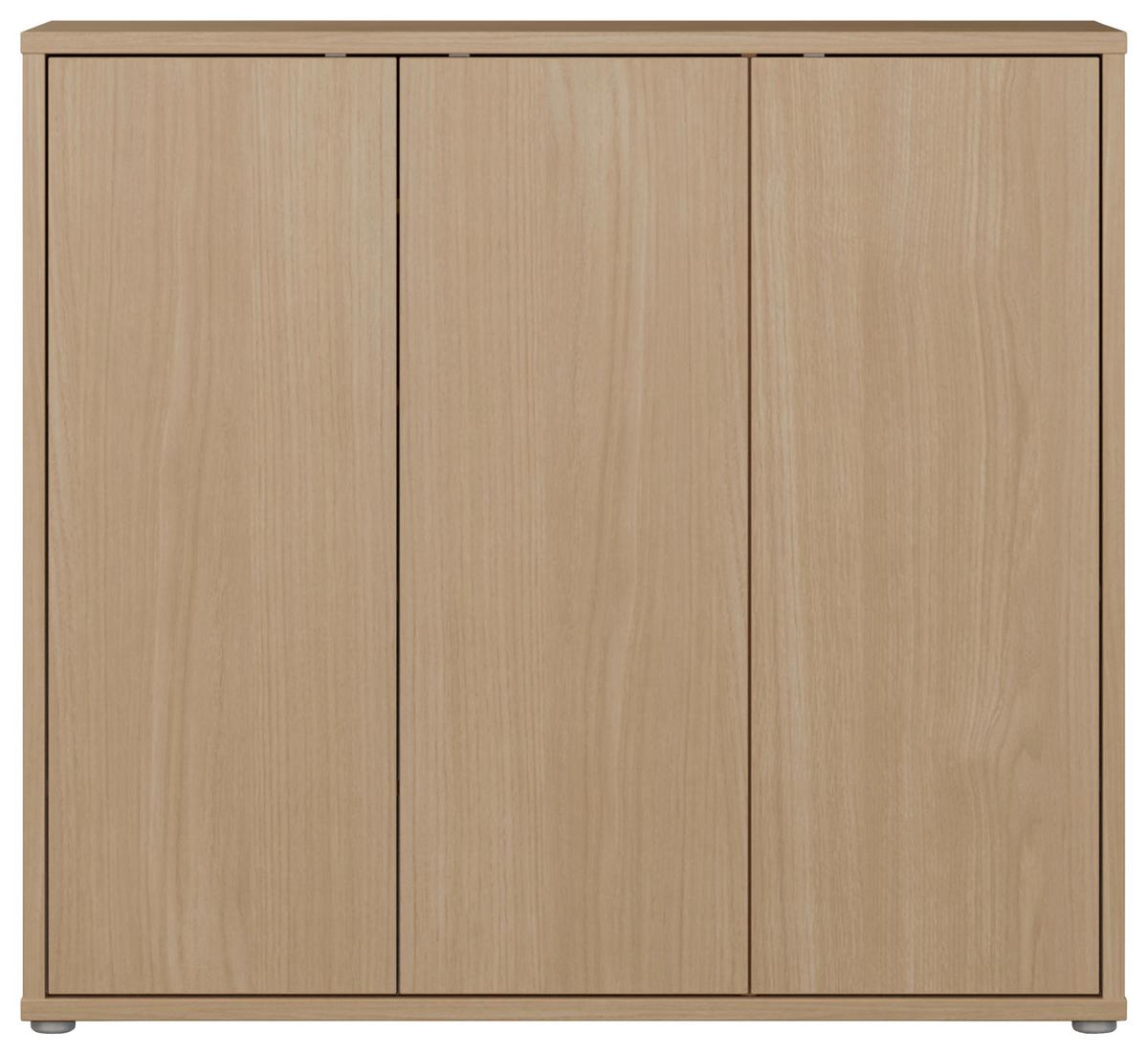 Omara Za Čevlje Alice, Barva Hrasta - siva/barve hrasta, Moderno, umetna masa/leseni material (109,2/99,1/34,9cm) - Carryhome