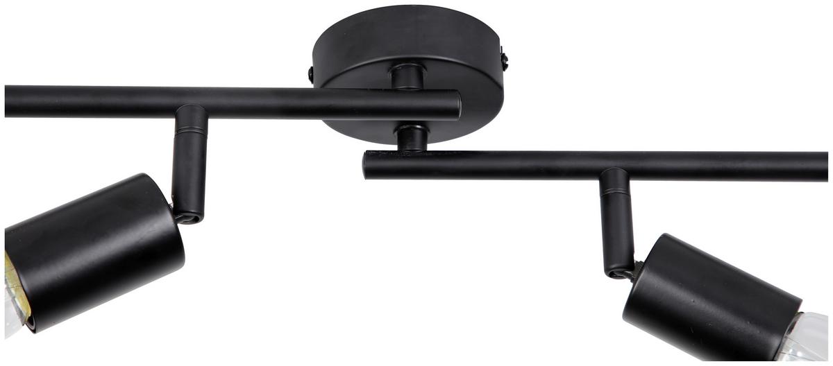 Strahler Molly in Schwarz max. 24 Watt - Schwarz, KONVENTIONELL, Metall (79,5/8,5/15,5cm) - Mömax