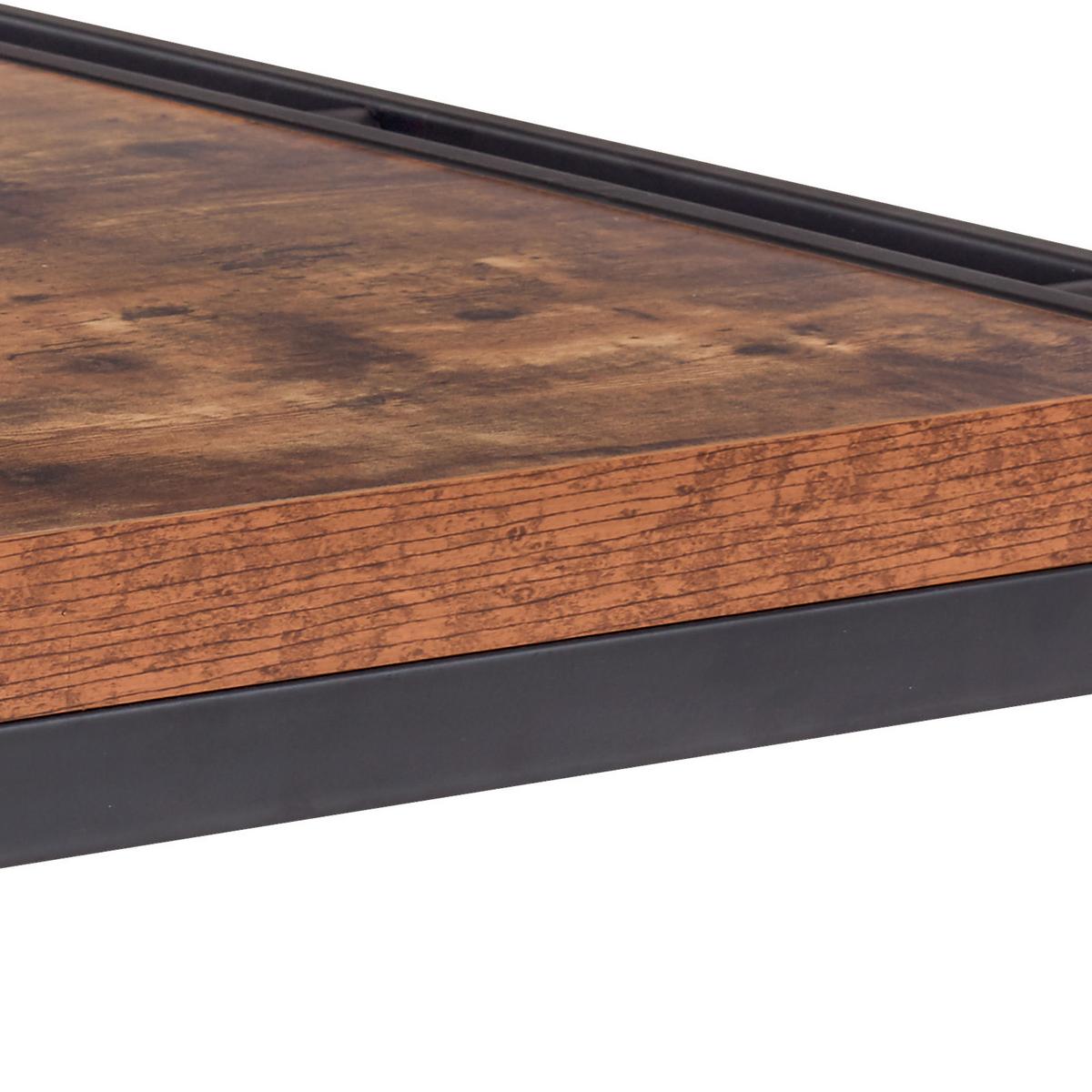 Klubska Miza Bistro, Naravne Barve, Črna - črna/naravne barve, Moderno, kovina/umetna masa (72/45/72cm)