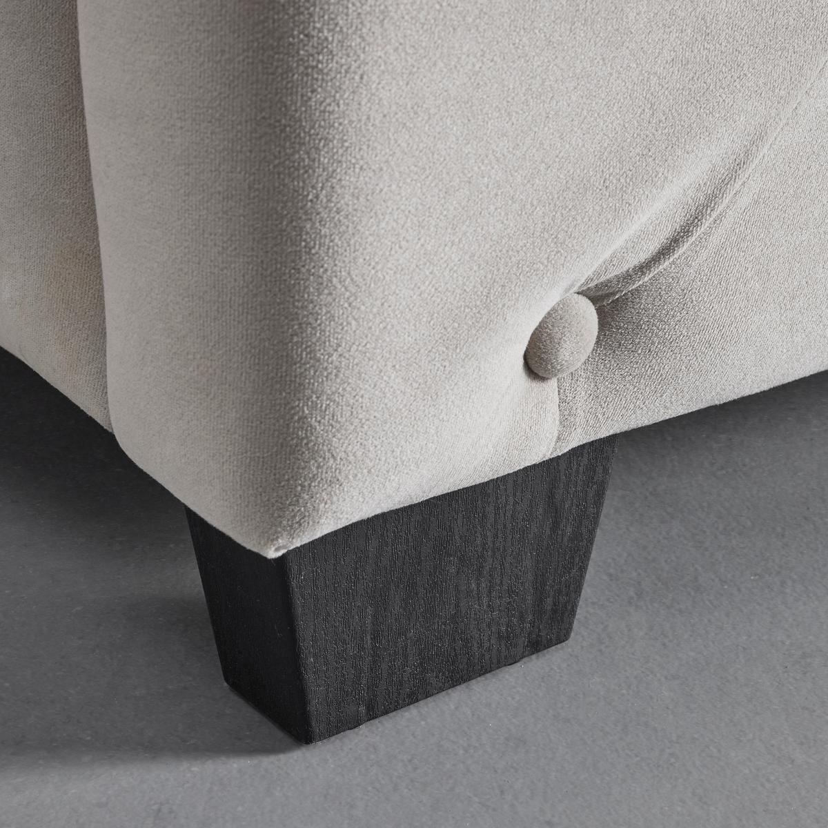 Kárpitozott Ágykeret Lina - taupe, Modern, textil/fém (180/200cm) - Bessagi Home